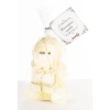 Pl Świeca Figurka Teddy Świąteczny Kremowy
