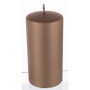 Pl Brąz Świeca Opal Metallic Mat Walec Średni Fi7