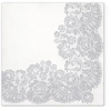 Pl Serwetki Lacy Frame Silver