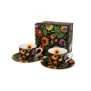 Pl Kpl 2 Filiżanek Ze Spodkami Espresso Ethnic