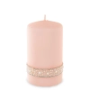 Pl Rose Gold Perła Świeca Crystal W Śr. Fi8-Prom.