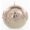 Pl Rose Gold Świeca Ice Star Kula 10