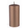 Pl Brąz Świeca Opal Metallic Mat Walec Średni Fi7