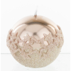 Pl Rose Gold Świeca Ice Star Kula 8