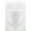 Pl Biel Świeca Crystal Opal Pearl Walec Średni Fi8