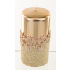 Pl Rose Gold Świeca Ice Star Walec Średni Fi7