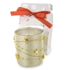 Pl Krem Świeca Girlanda Glass