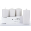Pl Szary Świeca K Classic Mat 4-Pack Duży-Przec.