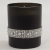 Pl Czerń Świeca Crystal Szkło Pearl