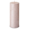 Pl Rose Gold Świeca Rustic Metalic Walec Duży Fi7
