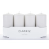 Pl Szary Świeca K Classic Mat 4-Pack Duży-Przec.