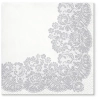 Pl Serwetki Lacy Frame Silver