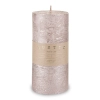 Pl Rose Gold Świeca Rustic Metalic Walec Duży Fi7
