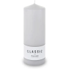 Pl Szary Świeca K Classic Mat Walec Xl Fi8-Przec.