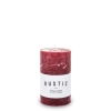 Pl Bordo Świeca K Rustic Walec Średni Fi7-Przec.