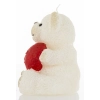 Pl Świeca Biała Figurka Teddy