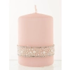 Pl Rose Gold Perła Świeca Crystal W Mały Fi7-Prom.
