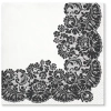 Pl Serwetki Lacy Frame Black