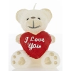 Pl Świeca Biała Figurka Teddy