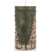 Pl Świeca Walec Średni Xmas Room Zieleń Szampan