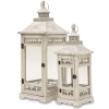 Lampion Drewniany S/2