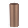 Pl Brąz Świeca Opal Metallic Mat Walec Duży Fi7