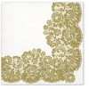 Pl Serwetki Lacy Frame Gold