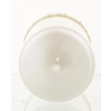 Pl Biały Świeca Crystal Opal Pearl Walec Duży Fi7