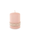Pl Rose Gold Perła Świeca Crystal W Mały Fi7-Prom.