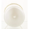 Pl Biały Świeca Crystal Opal Pearl Walec Średni Fi