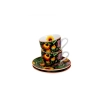 Pl Kpl 2 Filiżanek Ze Spodkami Espresso Ethnic
