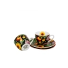 Pl Kpl 2 Filiżanek Ze Spodkami Espresso Ethnic