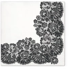 Pl Serwetki Lacy Frame Black