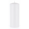 Pl Biały Świeca Opal Metallic Mat Walec Duży  Fi7