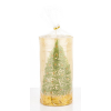 Pl Świeca Walec Średni Xmas Room Szampan Zieleń
