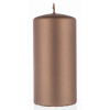 Pl Brąz Świeca Opal Metallic Mat Walec Średni Fi7