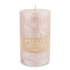 Pl Rose Gold Rustic Metalic Świeca Walec Duży Fi9