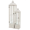 Lampion Drewniany S/2