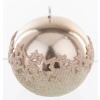 Pl Rose Gold Świeca Ice Star Kula 10