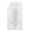 Pl Biały Świeca Crystal Opal Pearl Walec Duży Fi7