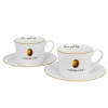 Pl Filiżanki Ze Spodkami Coffee Time 2  2Szt.