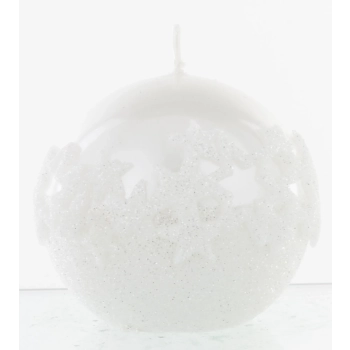 Pl Biały Świeca Ice Star Kula 8