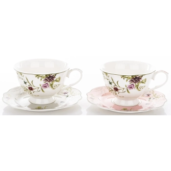 Pl Violet Kpl. 2 Filiżanek Ze Spodkiem 220Ml