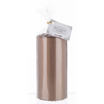 Pl Brąz Świeca Opal Metallic Mat Walec Średni Fi7