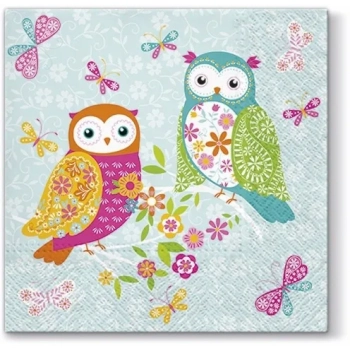 Pl Serwetki Magical Owls