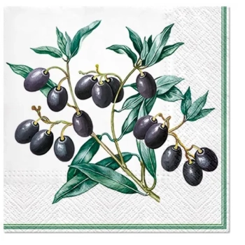 Pl Serwetki Napkins Olives With Frame