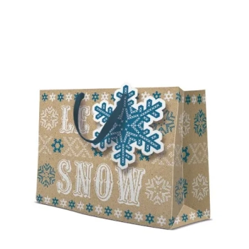 Pl Torba Xmas Snowflake Horizontal