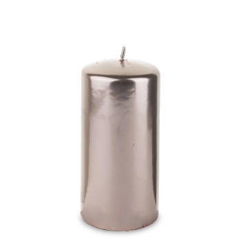 Pl Świeca Lustro Walec Średni Rose Gold Fi7