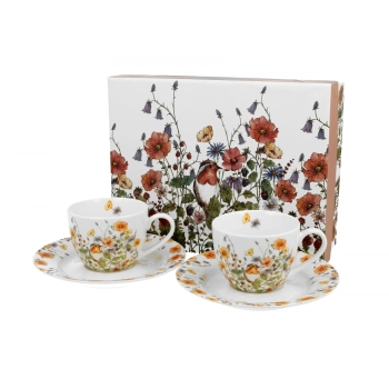 Pl 2 Filiżanki 90 Ml Espresso Ze Spodkam Wild Bird