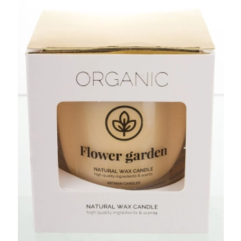 Pl Flower Garden Organic Świeca  Zapachowa